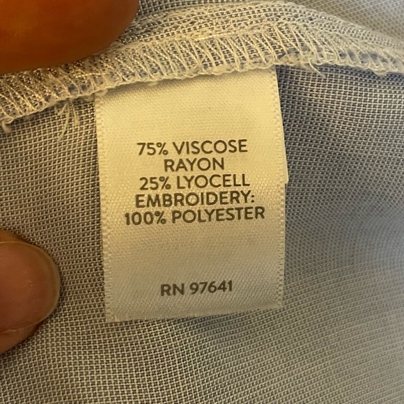 J. Jill Button Up Dress with Pockets & Embroidery Detail - Picture 12 of 14